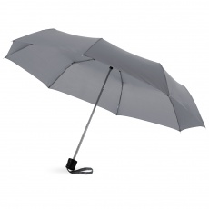 21,5" Ida 3-osainen sateenvarjo, harmaa