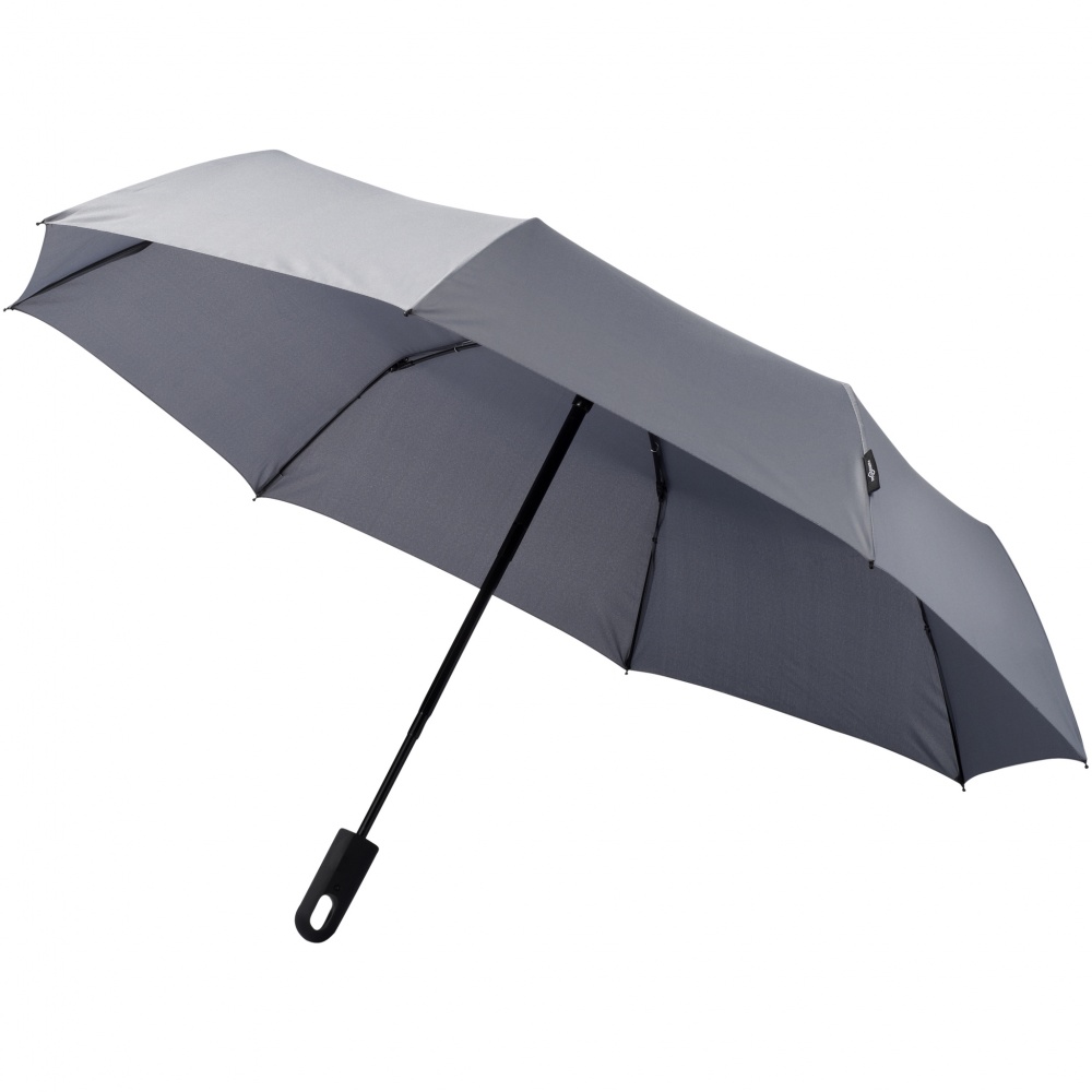 Logotrade mainoslahja ja liikelahja kuva: 21,5" 3-osainen Traveler-sateenvarjo, harmaa