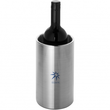 Logo trade liikelahjat mainoslahjat kuva: Cielo-viininjäähdytin, harmaa