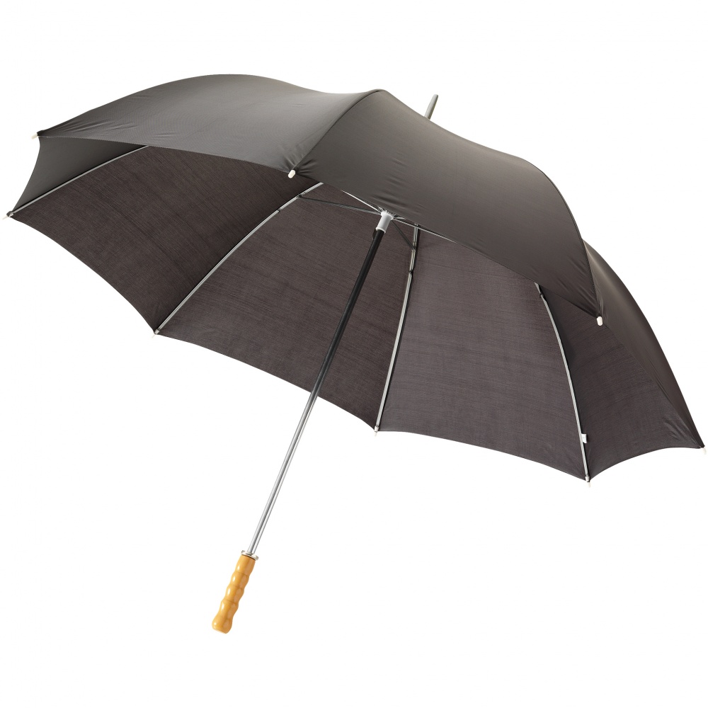 Logotrade liikelahjat mainoslahjat tuotekuva: 30" Karl golf sateenvarjo, musta