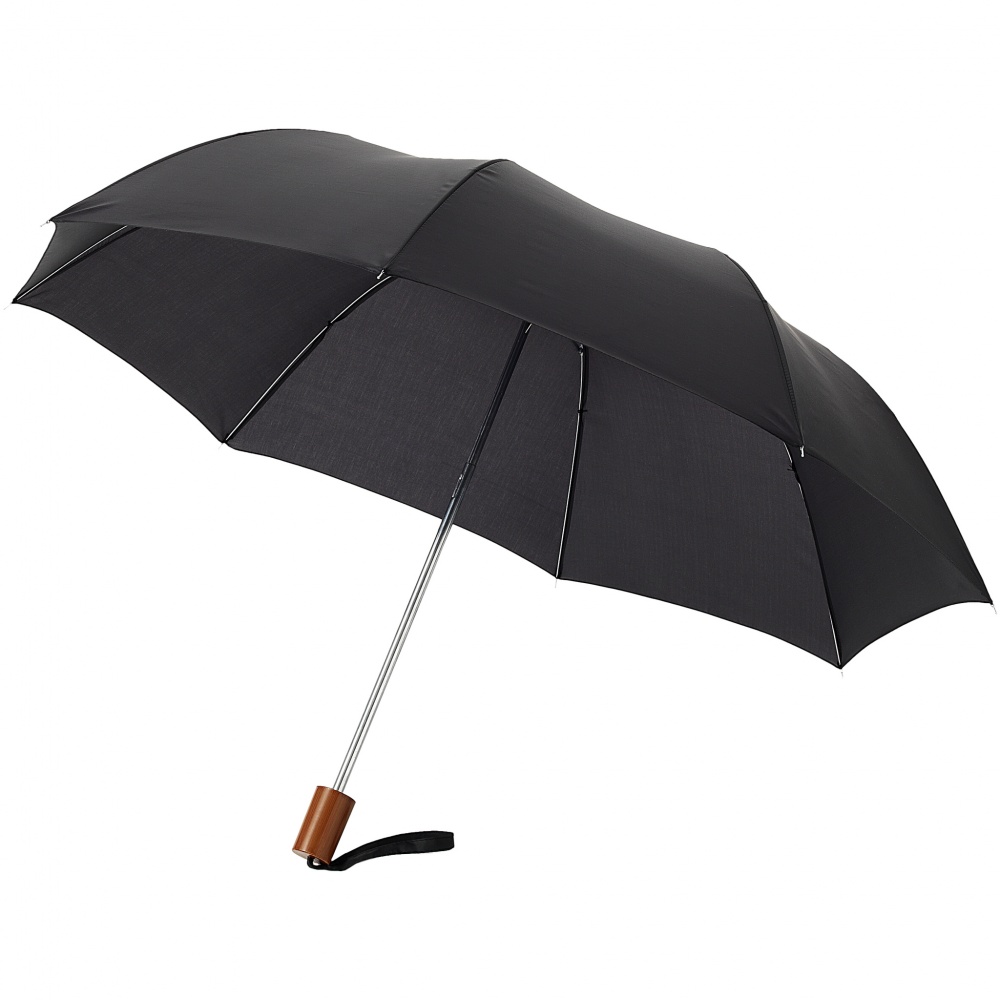 Logo trade mainoslahjat ja liikelahjat kuva: 20" Oho 2-osainen sateenvarjo, musta