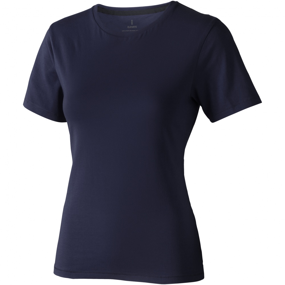 Logo trade liikelahjat tuotekuva: Nanaimo T-paita, lyhythihainen, naisten, tummansininen