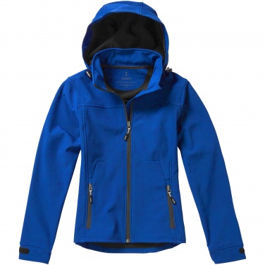 Logotrade liikelahja tuotekuva: Langley softshell -takki, naisten, sininen