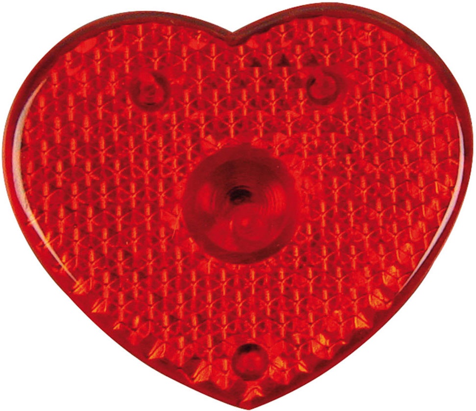 Logotrade liikelahja mainoslahja kuva: Südamekujuline helkurtuli, punane