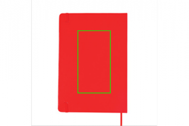 Logo trade mainoslahjat tuotekuva: A5 märkmik & LED järjehoidja, punane