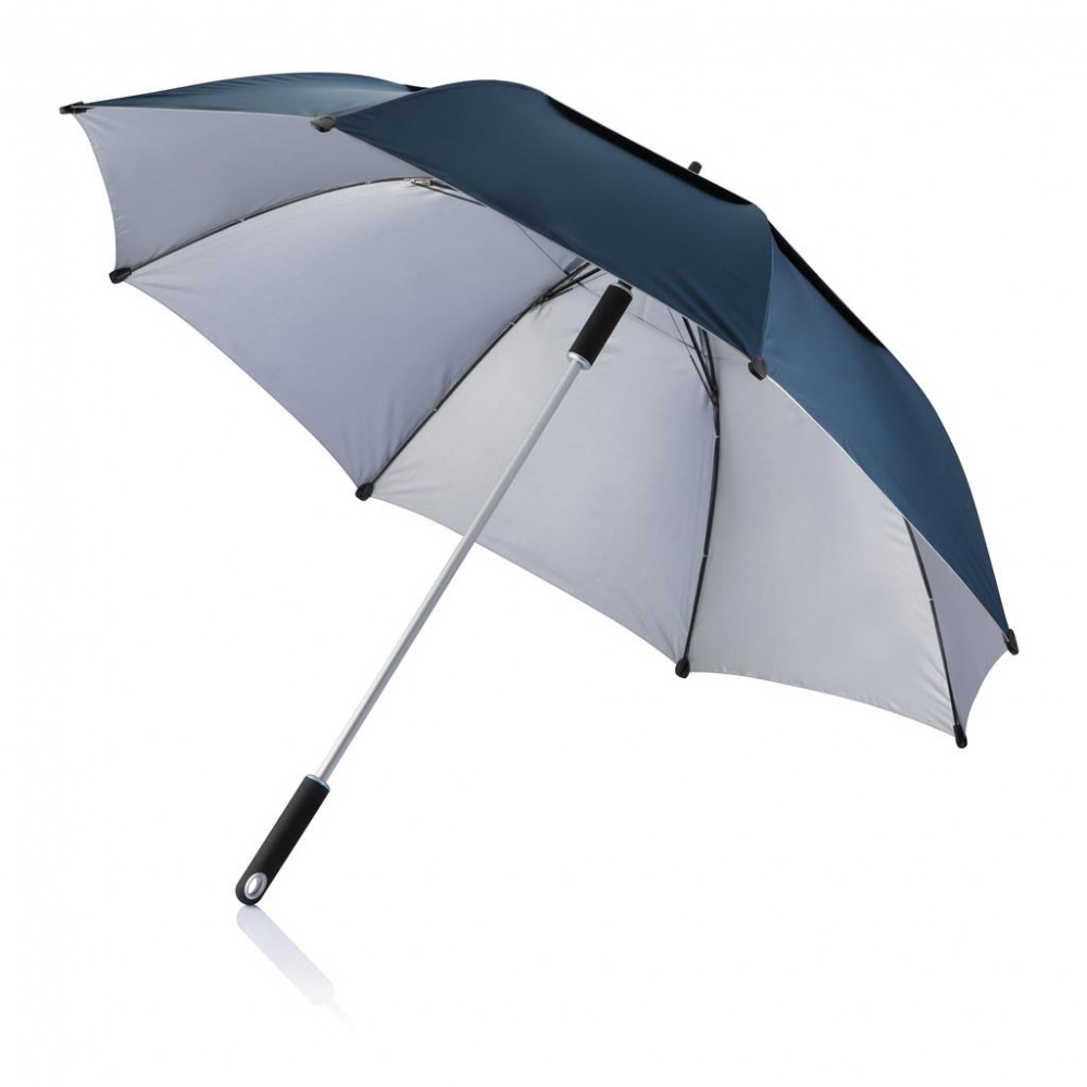 Logotrade mainoslahjat kuva: Hurricane myrskynkestävä sateenvarjo, tummansininen