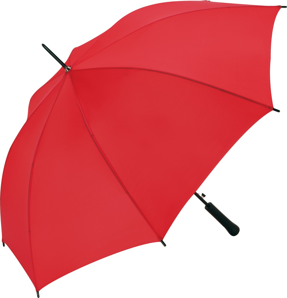 Logo trade mainoslahjat ja liikelahjat kuva: Automaatne tuulekindel vihmavari, punane