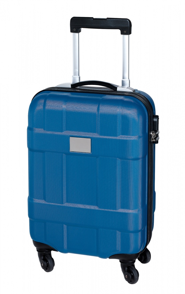 Logotrade liikelahja tuotekuva: Käsipagasi mõõdus reisikohver Monza ABS, sinine