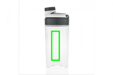 Logotrade mainostuotet kuva: Älykäs Bluetooth-juomapullo kuullokeilla, valkoinen
