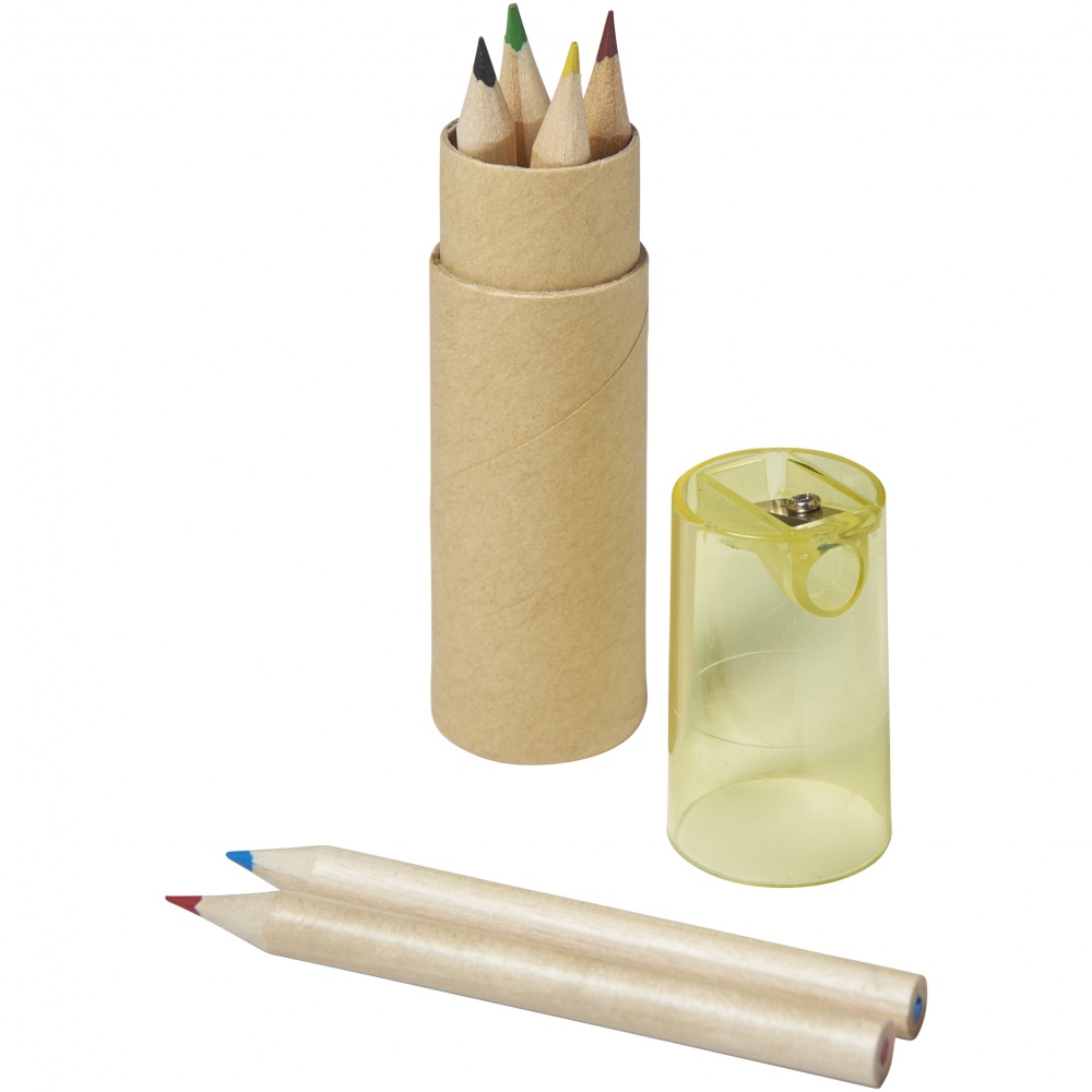 Logotrade mainoslahjat kuva: 7-piece pencil set -YW, keltainen