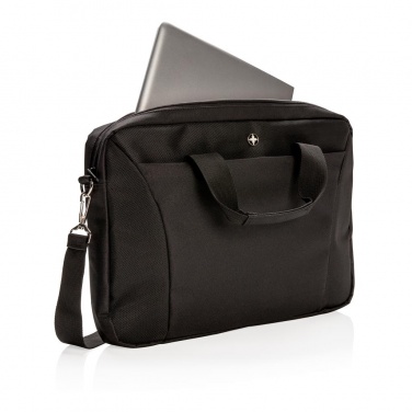 Logotrade liikelahja tuotekuva: Ärikingitus: Swiss Peak 15.4” laptop bag, black