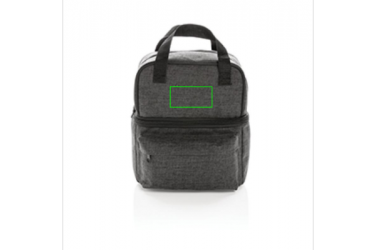 Logo trade liikelahjat mainoslahjat kuva: Firmakingitus: Cooler bag with 2 insulated compartments, anthracite