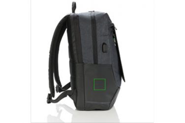 Logo trade mainoslahjat tuotekuva: Firmakingitus: Swiss Peak eclipse solar backpack, black