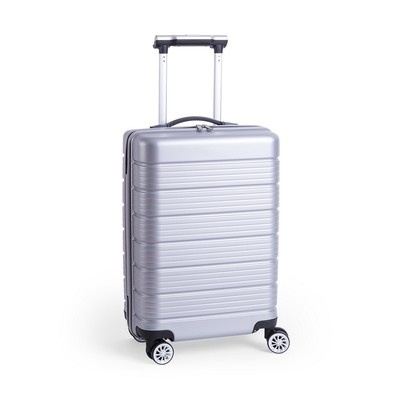 Logotrade liikelahjat kuva: Tyylikäs matkalaukku - kotelolaukku, hopea