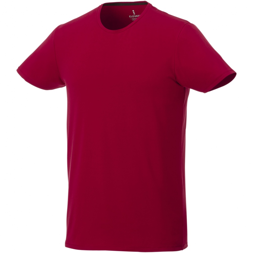 Logo trade liikelahjat mainoslahjat kuva: Balfour-t-paita, lyhythihainen, luonnonmukainen, miesten, punainen