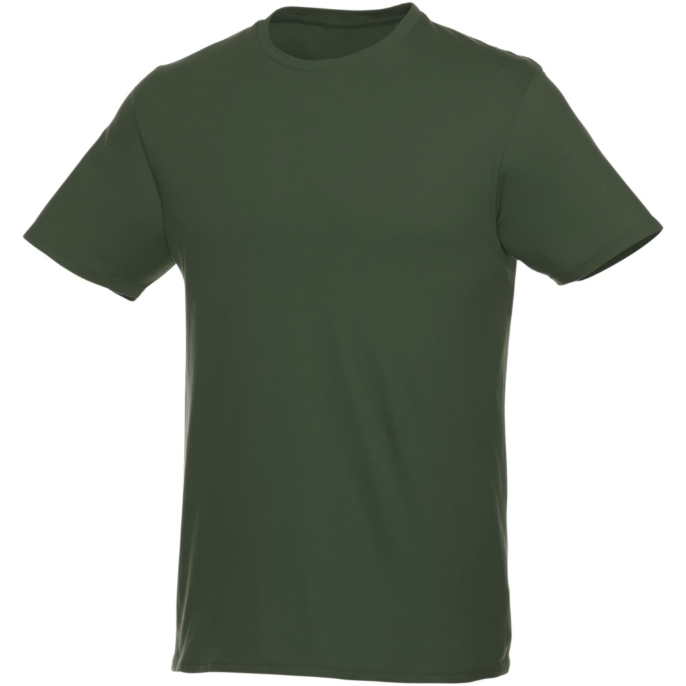 Logotrade mainoslahja tuotekuva: Heros-t-paita, lyhyet hihat, unisex, vihreä