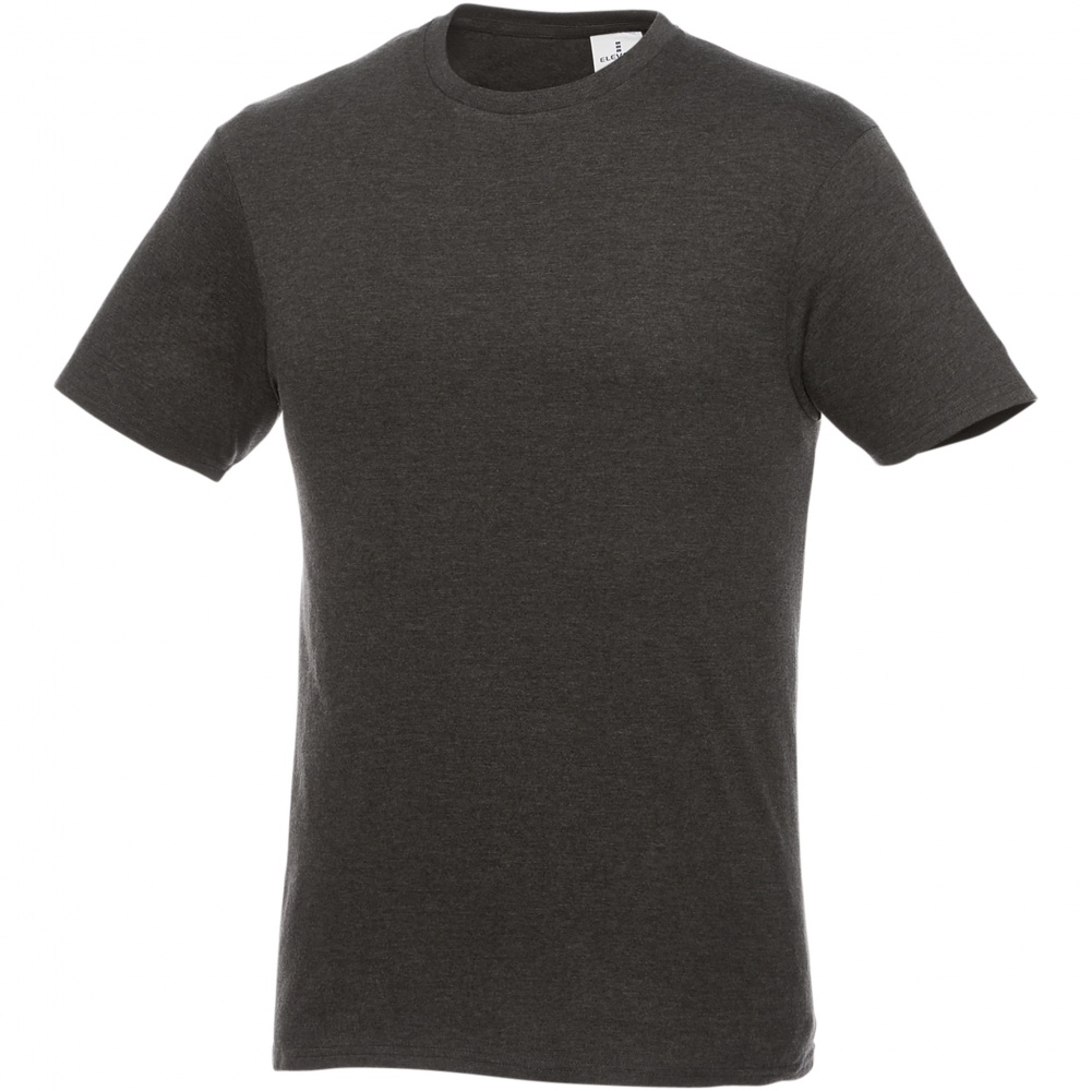 Logotrade mainoslahja tuotekuva: Heros-t-paita, lyhyet hihat, unisex, tummanharmaa