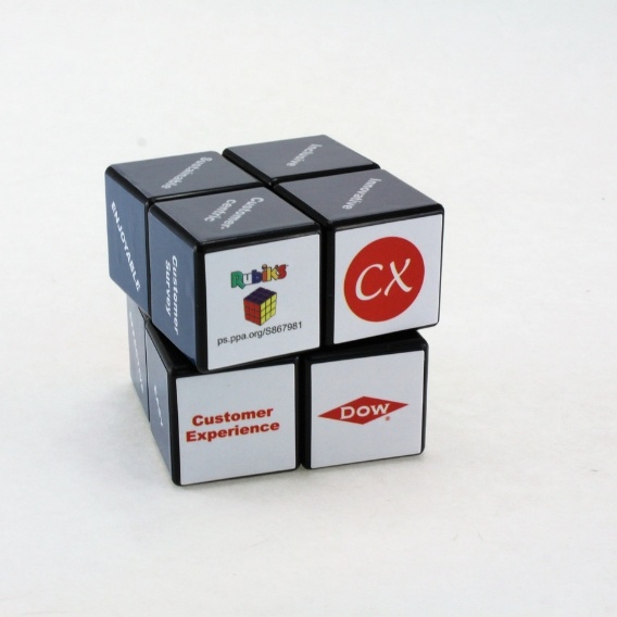 Logo trade mainoslahja kuva: 3D Rubikin kuutio, 2x2
