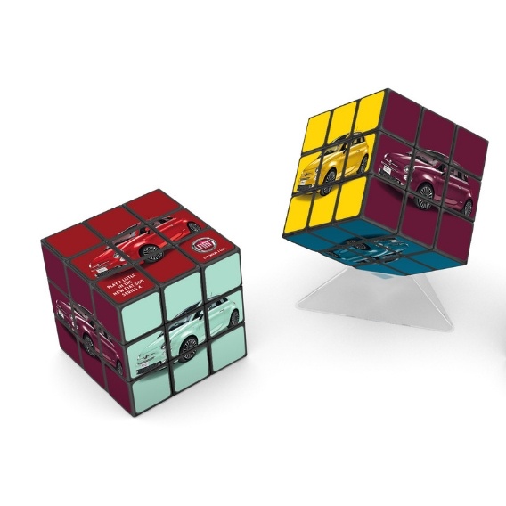 Logo trade mainoslahja ja liikelahja tuotekuva: 3D Rubikin kuutio, 3x3
