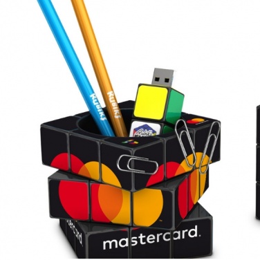 Logo trade mainostuote kuva: 3D Rubikin kynäteline