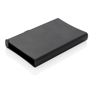 Logo trade mainostuote kuva: Meene: Standard aluminium RFID cardholder, black