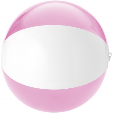 Logo trade mainoslahjat tuotekuva: Bondi-rantapallo kiinteä/läpinäkyvä, pinkki