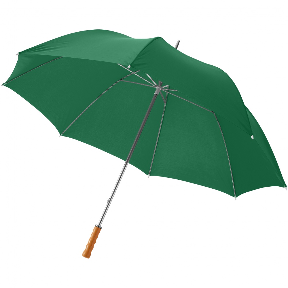 Logotrade mainoslahja tuotekuva: 30" Karl golf sateenvarjo, vihreä