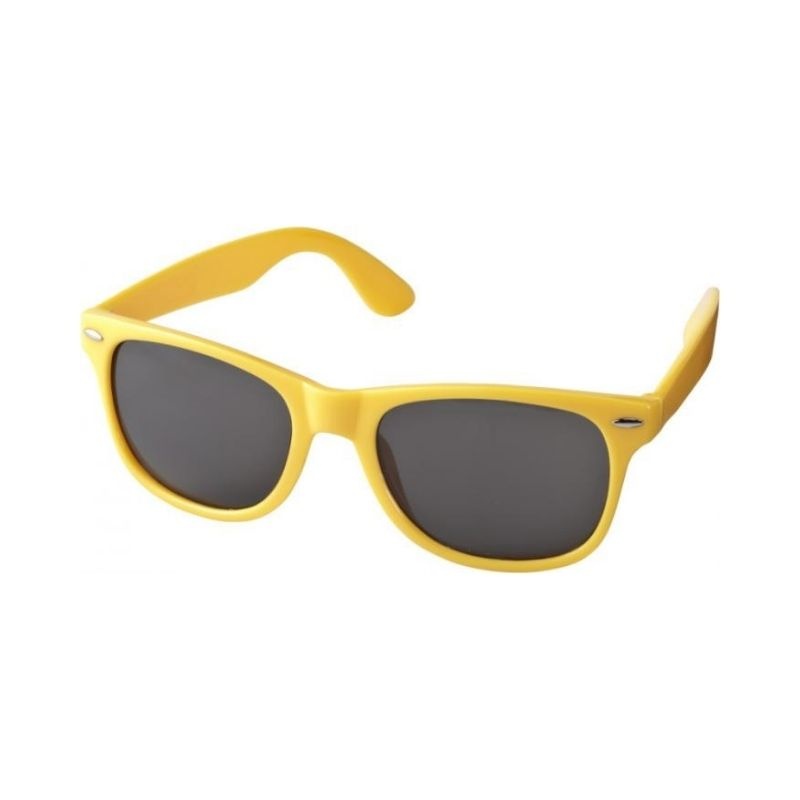 Logo trade mainoslahja kuva: Sun Ray -aurinkolasit, keltainen