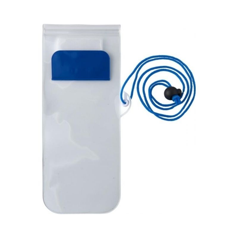 Logo trade liikelahja kuva: Mambo vedenpitävä pussi, sininen