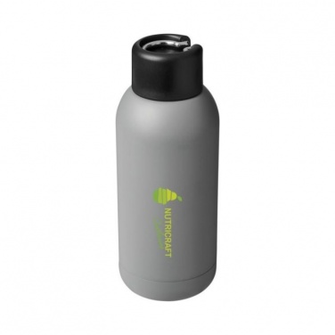 Logotrade mainoslahja tuotekuva: Brea 375 ml:n kuparinvärinen eristetty juomapullo, harmaa