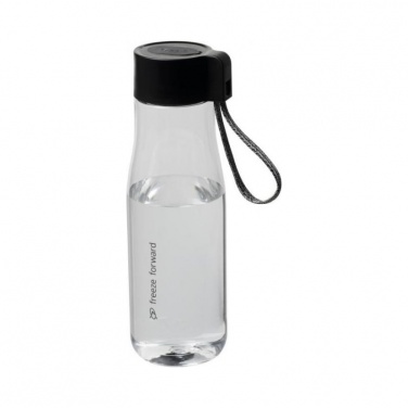 Logotrade mainoslahja ja liikelahja kuva: Latauskaapelillinen 640 ml:n Ara Tritan™ -juomapullo, kirkas läpinäkyvä