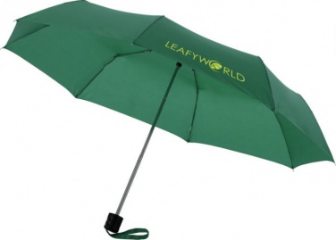 Logotrade liikelahjat kuva: 21,5" Ida 3-osainen sateenvarjo, vihreä