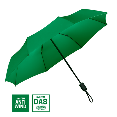 Logotrade liikelahjat kuva: Täysautomaattinen sateenvarjo Cambridge, vihreä