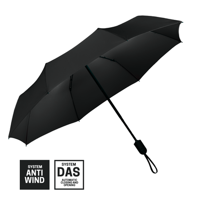 Logotrade liikelahja mainoslahja kuva: Täysautomaattinen sateenvarjo Cambridge, harmaa
