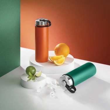 Logotrade mainoslahja ja liikelahja kuva: Nordic termosmuki, 650 ml, kahdella kannella, oranssi