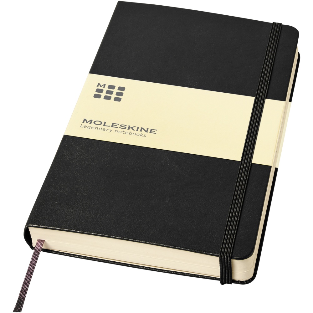 Logotrade liikelahja tuotekuva: Moleskine Laajennettava Classic Expanded L -muistikirja, kovakantinen - viivoitettu