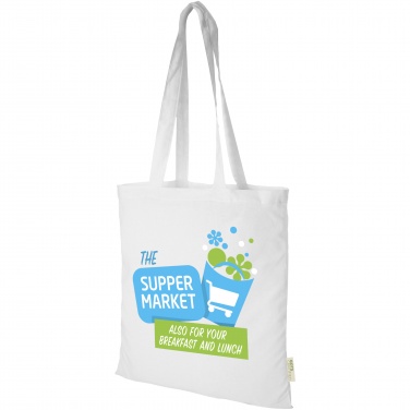 Logotrade mainostuote tuotekuva: Orissa 100 g/m² organic cotton tote bag 7L