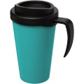 Americano® Grande 350 ml eristetty muki, Aqua blue / tasainen musta