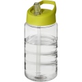 H2O Active® Bop 500 ml -urheilujuomapullo kaatonokkakannella, Läpinäkyvä / lime