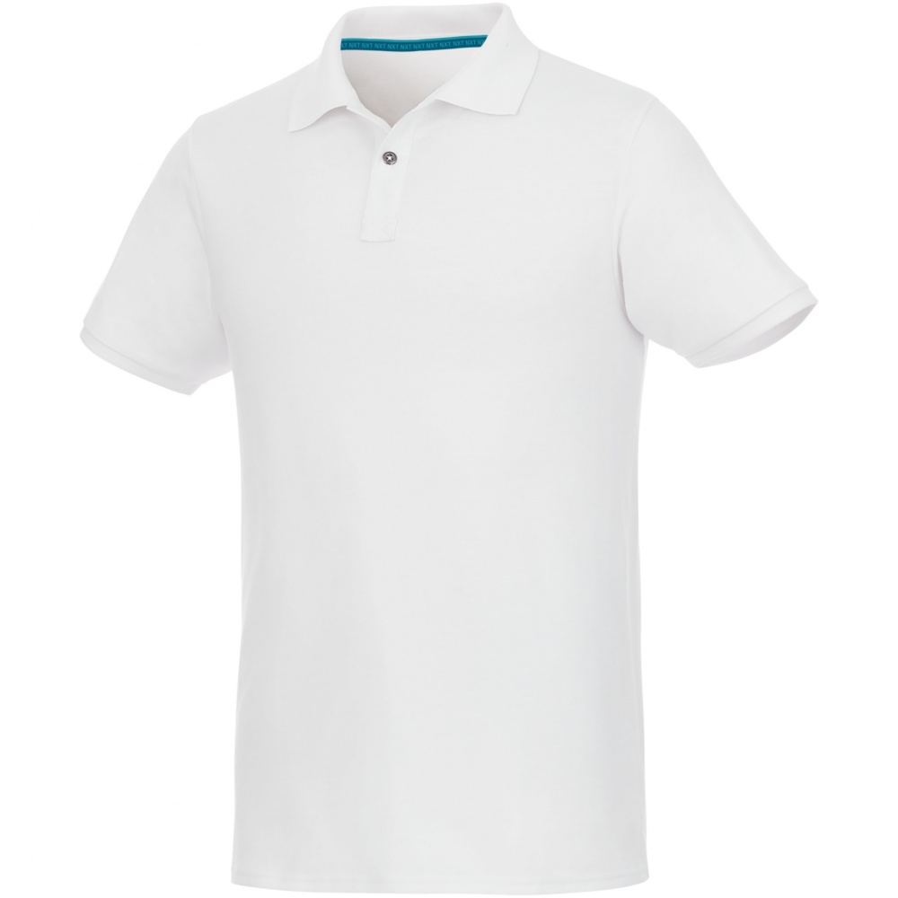 Logotrade mainostuote tuotekuva: Beryl short sleeve men's organic recycled polo