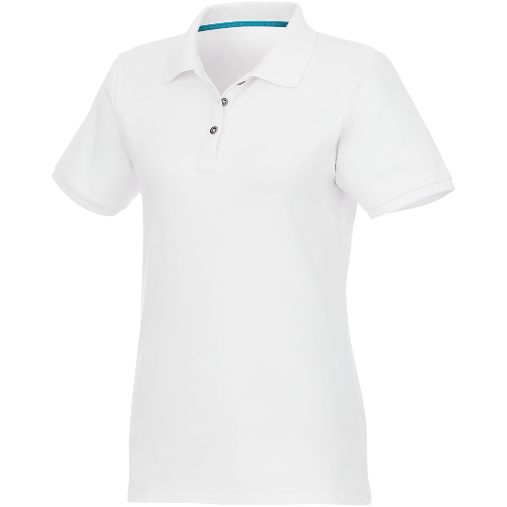 Logo trade liikelahjat mainoslahjat kuva: Beryl short sleeve women's organic recycled polo