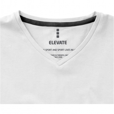 Logotrade mainostuote tuotekuva: Kawartha short sleeve men's organic V-neck t-shirt