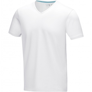 Logotrade liikelahja mainoslahja kuva: Kawartha short sleeve men's organic V-neck t-shirt