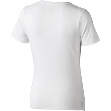 Logotrade liikelahja mainoslahja kuva: Kawartha short sleeve women's organic V-neck t-shirt