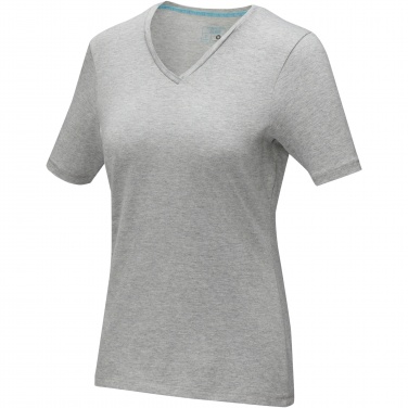 Logo trade mainoslahja kuva: Kawartha short sleeve women's organic V-neck t-shirt