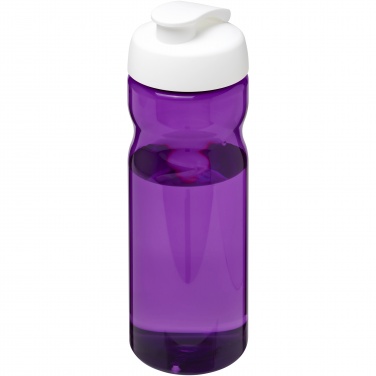 Logo trade mainoslahjat tuotekuva: H2O Active® Eco Base 650 ml -urheilujuomapullo läppäkannella