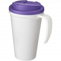 Americano® Grande 350 ml muki, läikyttämätön kansi, Valkoinen/violetti