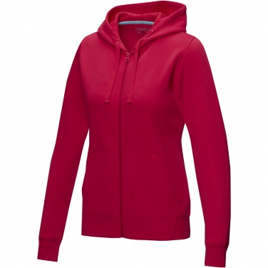 Logo trade mainostuotet tuotekuva: Ruby women’s organic recycled full zip hoodie