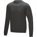 Jasper men’s organic recycled crewneck sweater, Myrskyn harmaa