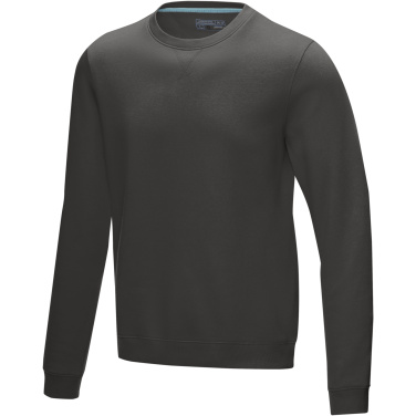 Logotrade mainostuote tuotekuva: Jasper men’s organic recycled crewneck sweater